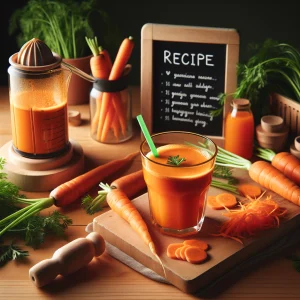 zumo vegano zanahoria