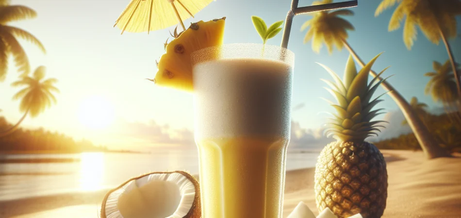 batido vegano coco