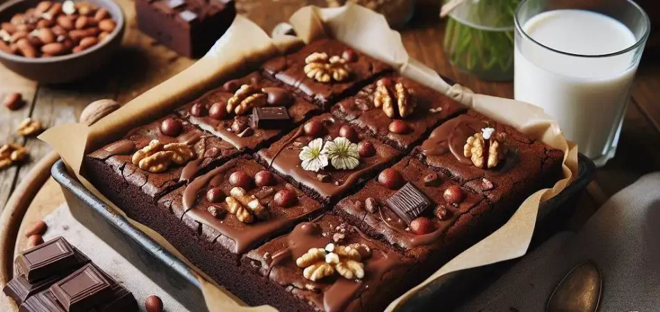 brownie vegano de frijoles