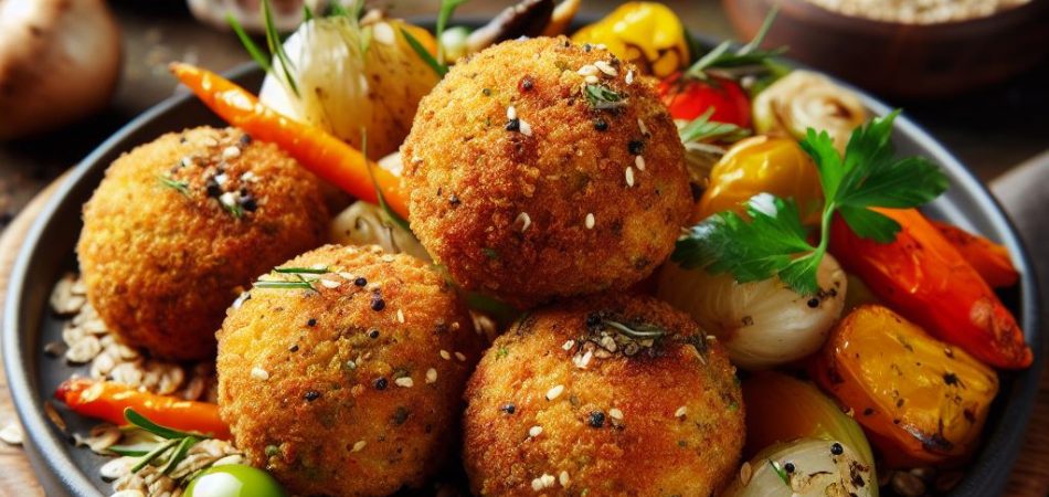 croquetas de champiñones y avena