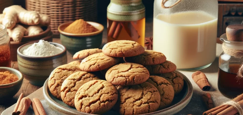 galletas veganas de jengibre y canela