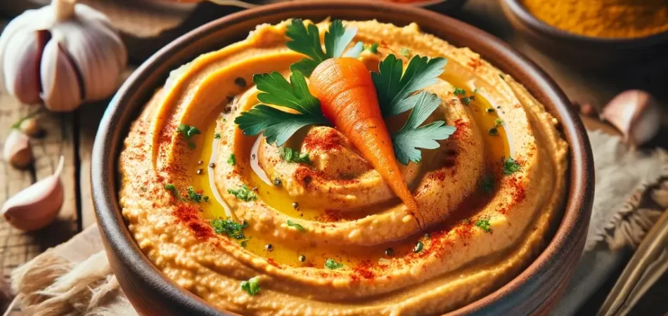 hummus de zanahoria asada