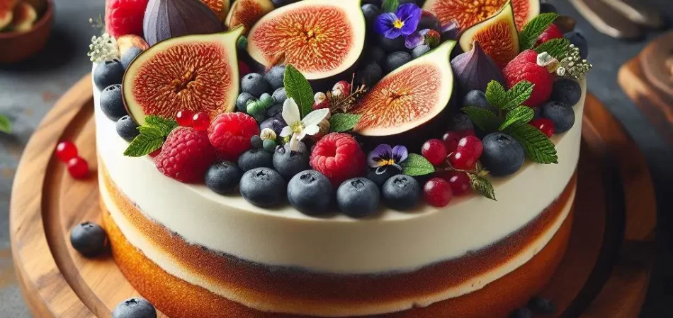 tarta vegana de frutas